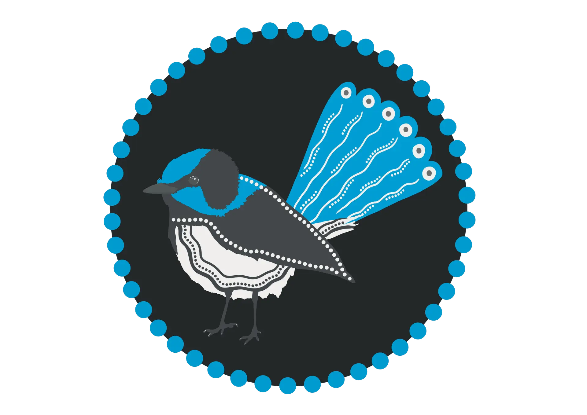 Blue Wren totem